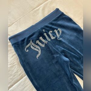 Juicy Couture Navy Velour Pants